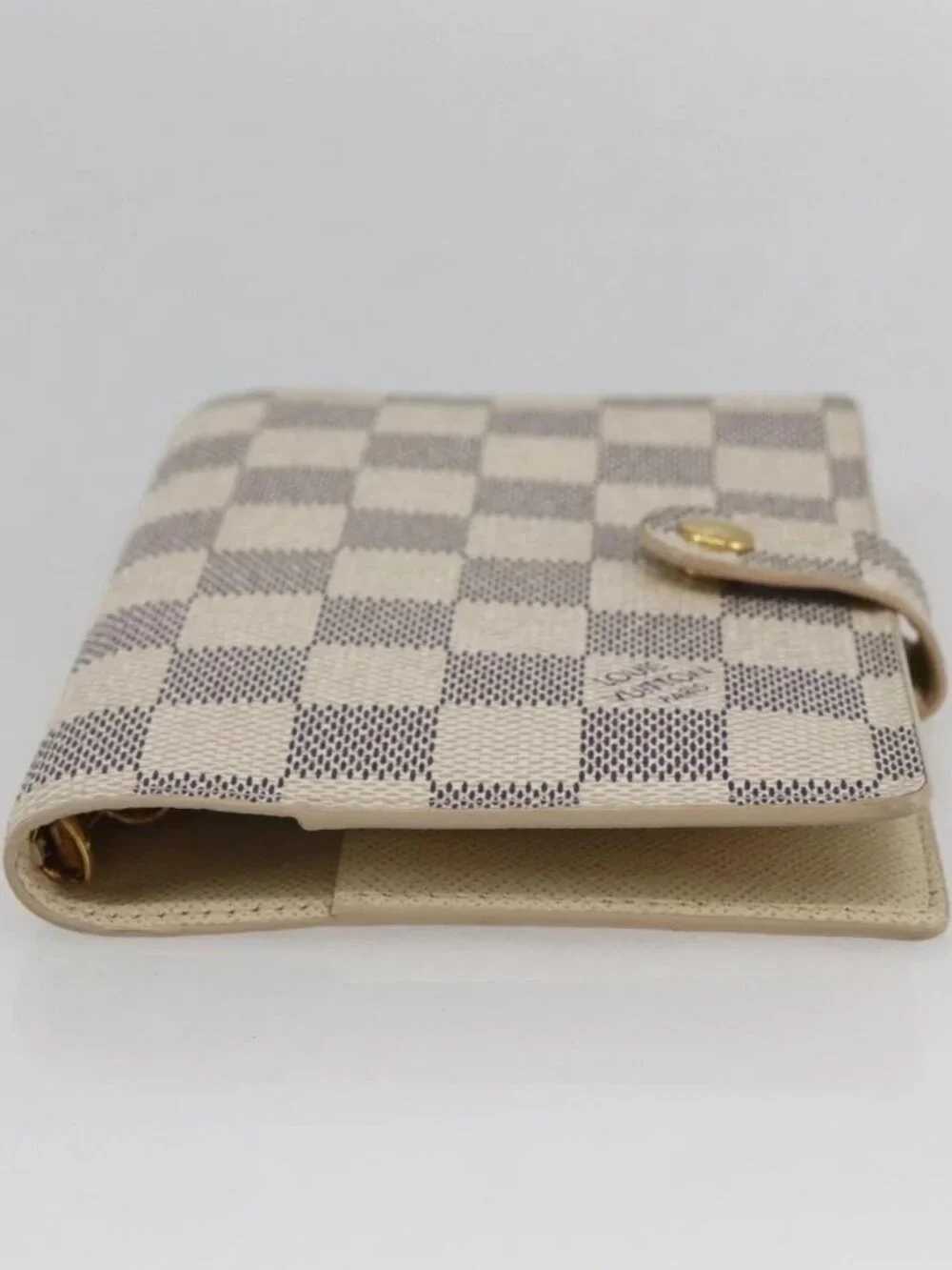 LOUIS VUITTON Damier Azur Agenda PM Day Planner Cover R20706 LV Auth 156116V